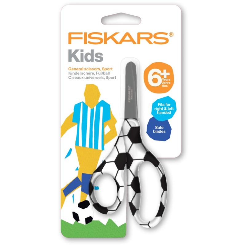 Fiskars Kinderschere 13cm Fußball 6+